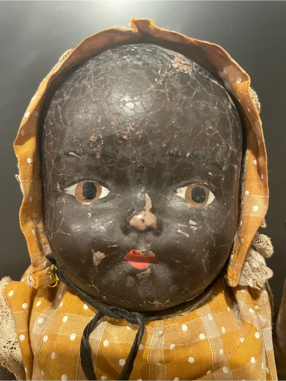 Rare 11” black composition doll